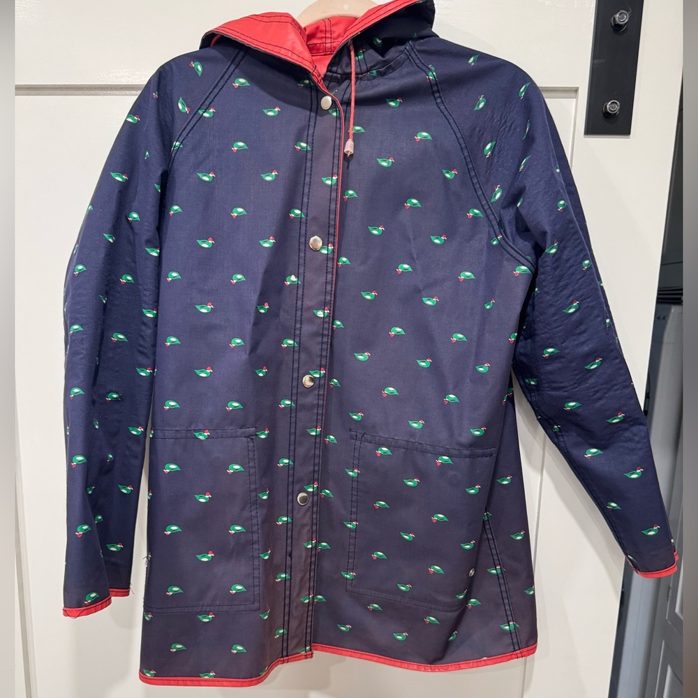 Vintage Reversible Navy Raincoat